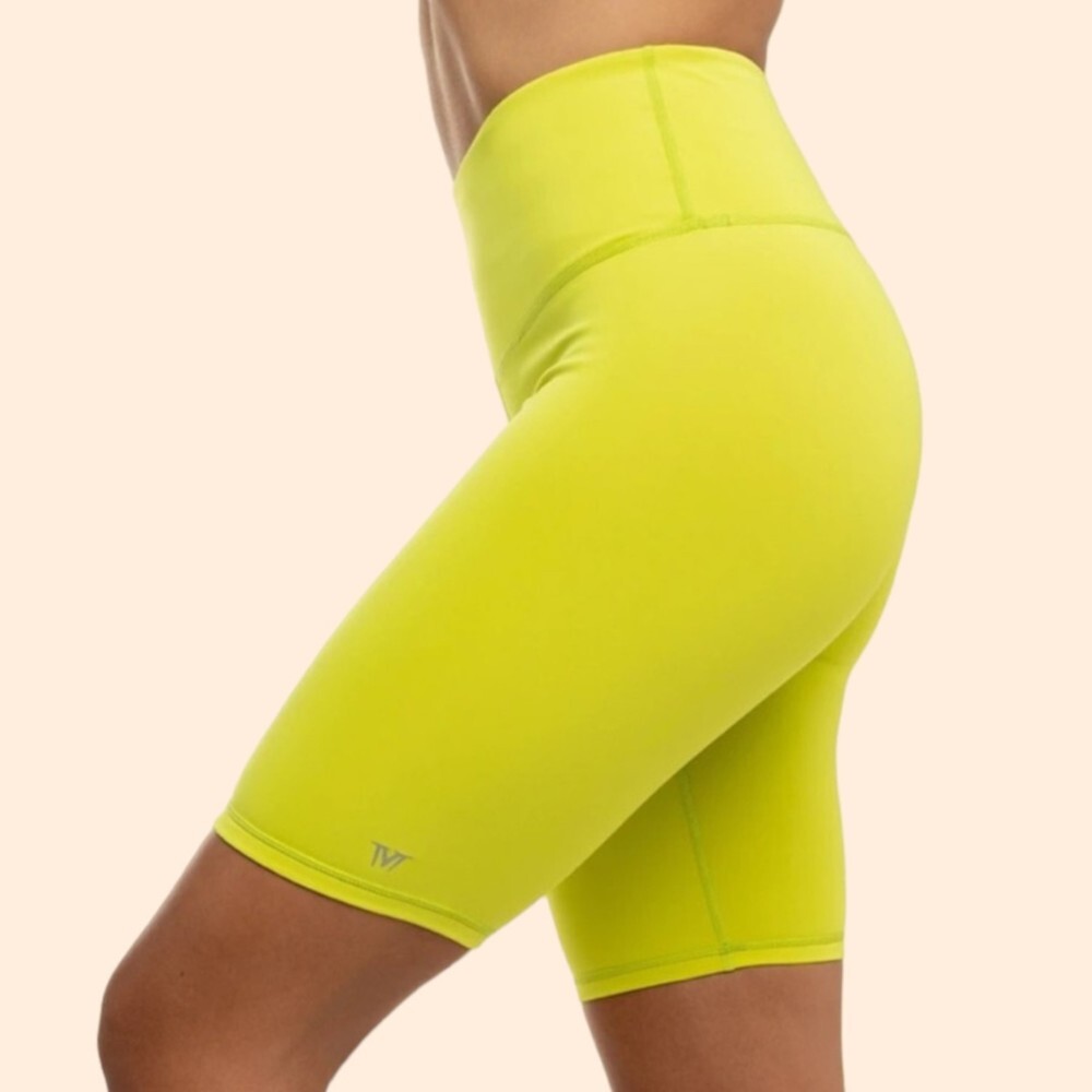 IVL Collective Neon Lime Biker Shorts